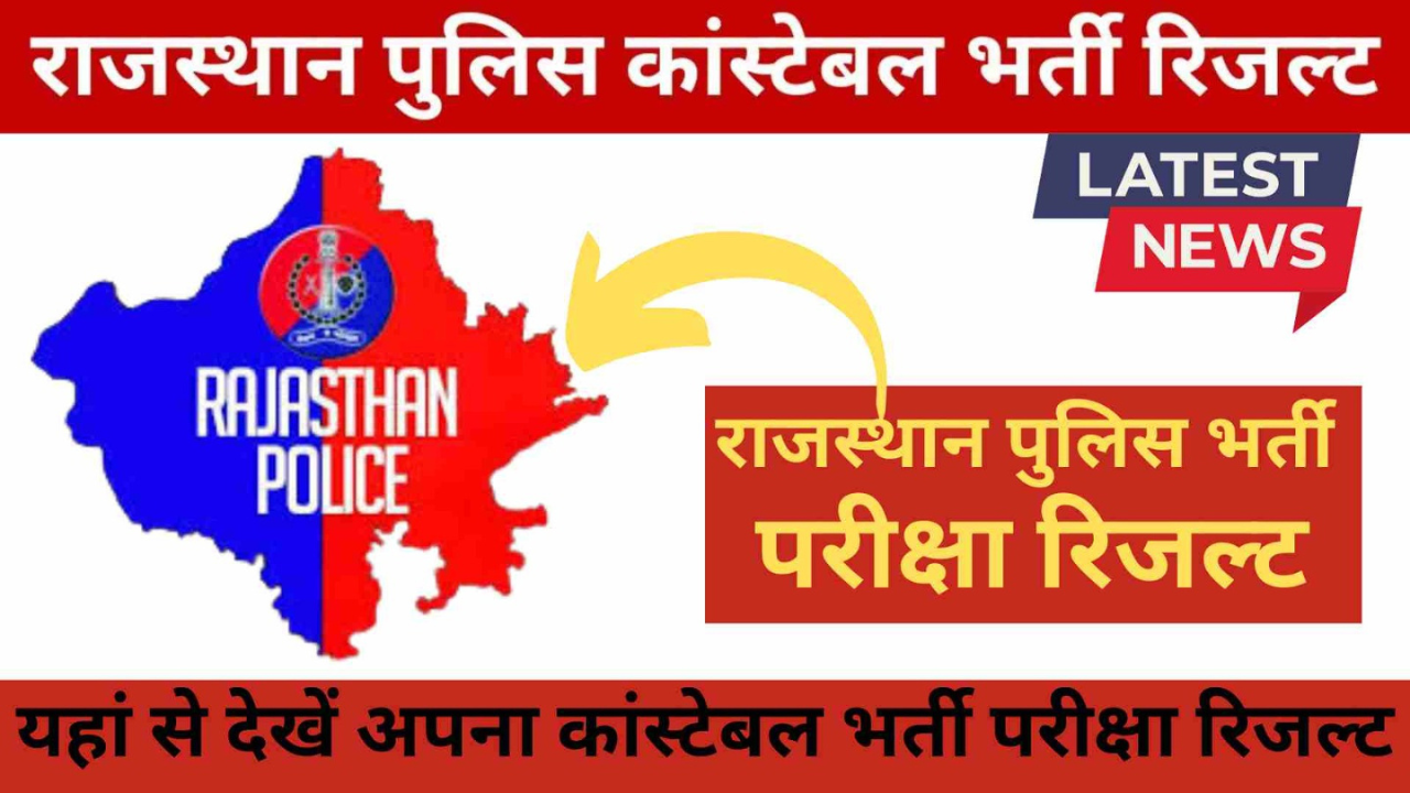 Rajasthan Police Constable Result 2024